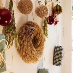 alinea Couronne De Noël*Couronne de Noël en épis de blé D27cm - Naturel