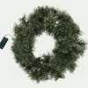 alinea Couronne De Noël*Couronne de Noël végétale lumineuse - vert D45cm