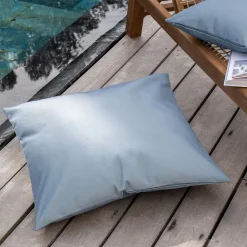 alinea Coussin Exterieur*Coussin de jardin en tissu - 70x70cm Bleu calaluna