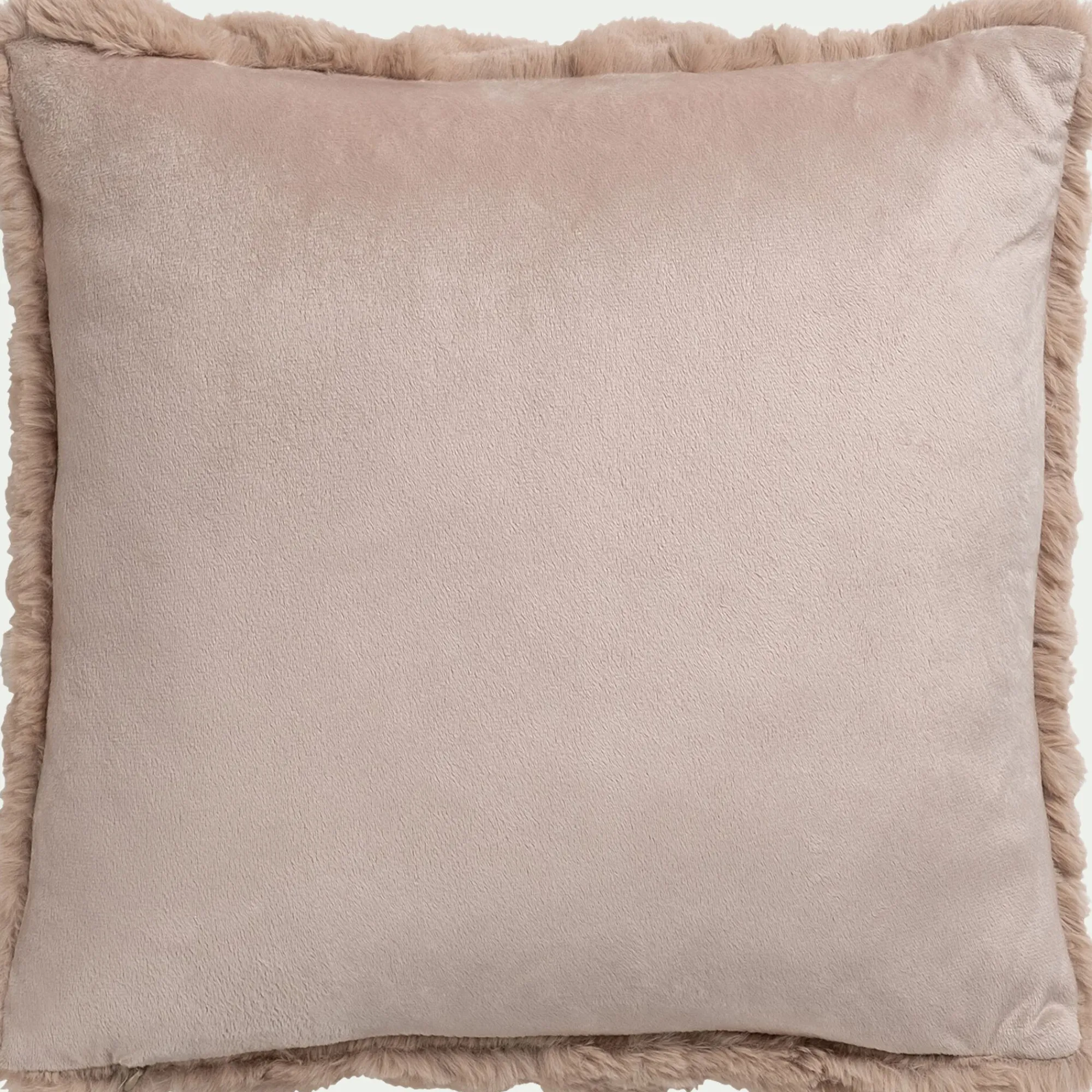 alinea Bureau Enfant|Coussin Enfant*Coussin imitation fourrure 45x45cm - alpilles Beige