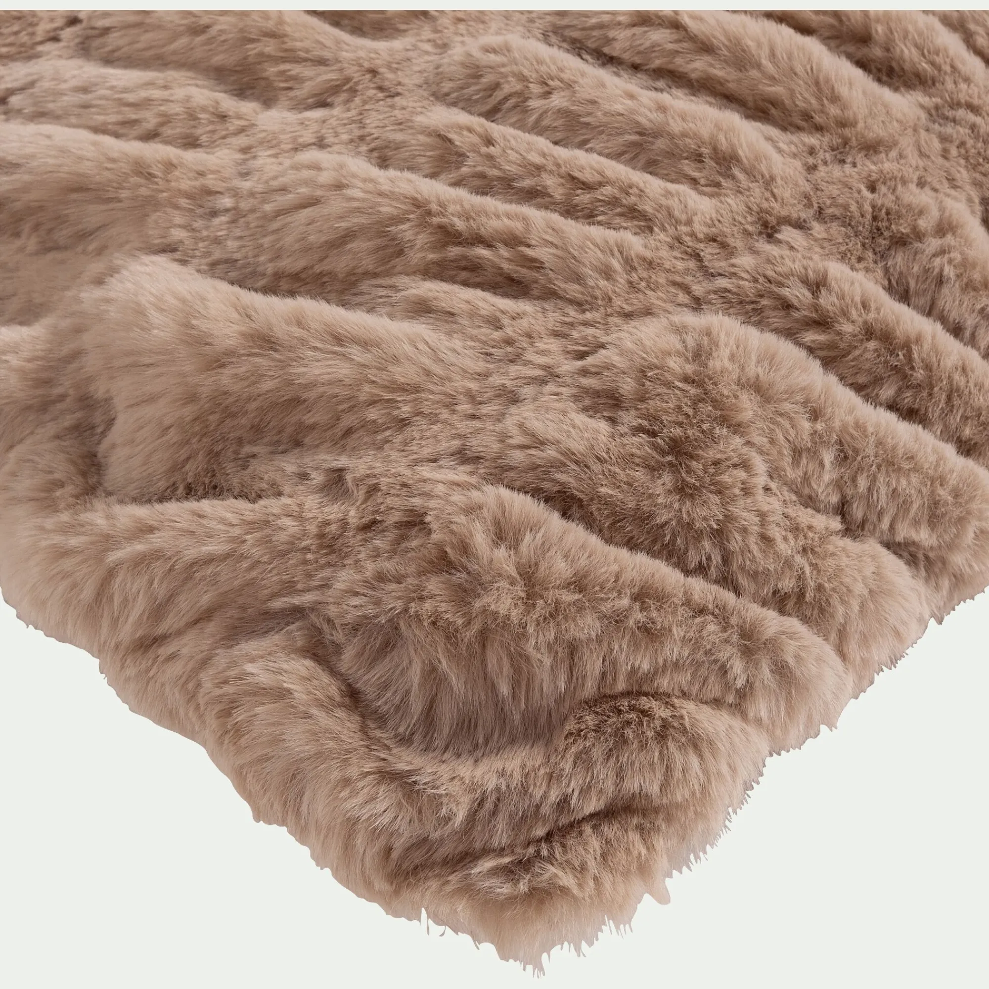 alinea Bureau Enfant|Coussin Enfant*Coussin imitation fourrure 45x45cm - alpilles Beige