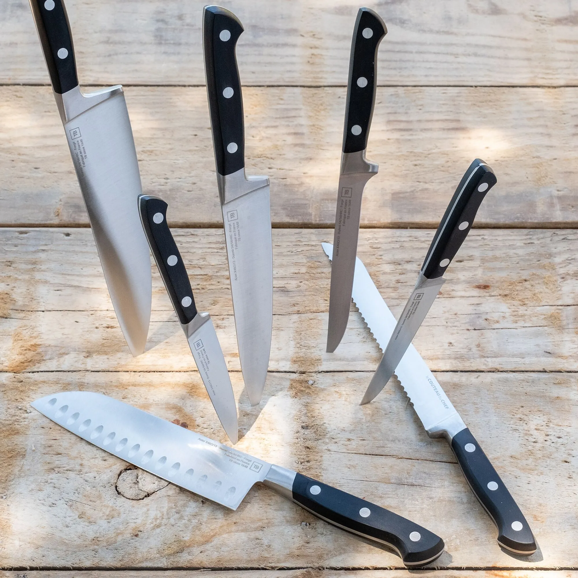 alinea Couteau De Cuisine*Couteau à désosser forgé avec lame 15cm en acier