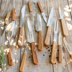 alinea Couteau De Cuisine*Couteau à fromages en inox et bois d'olivier 20,70cm - Naturel