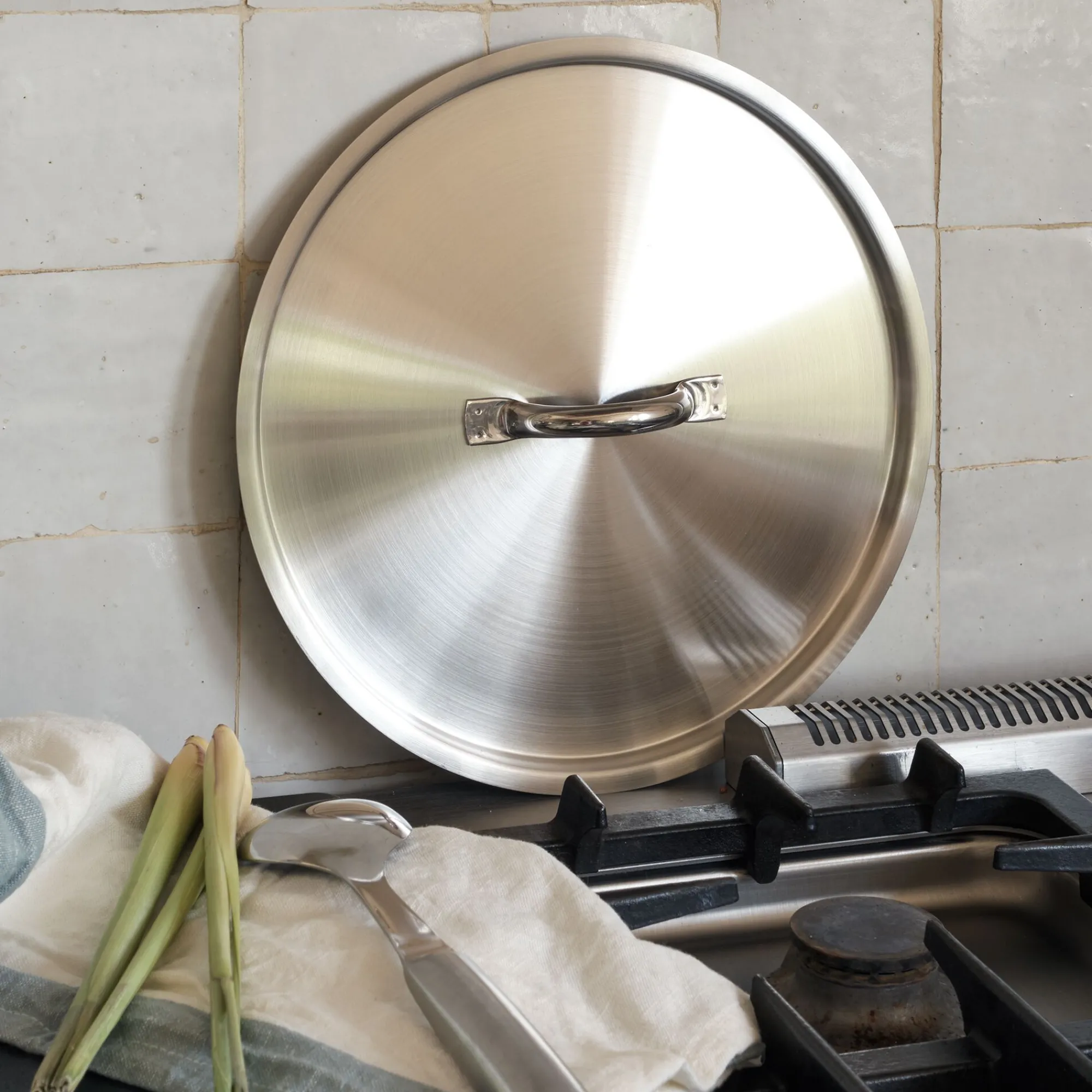 alinea Accessoire De Cuisson*Couvercle en inox De Buyer - D28 cm Argenté