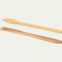 alinea Couvert De Service*Couverts à salade en bois d'olivier Bois clair
