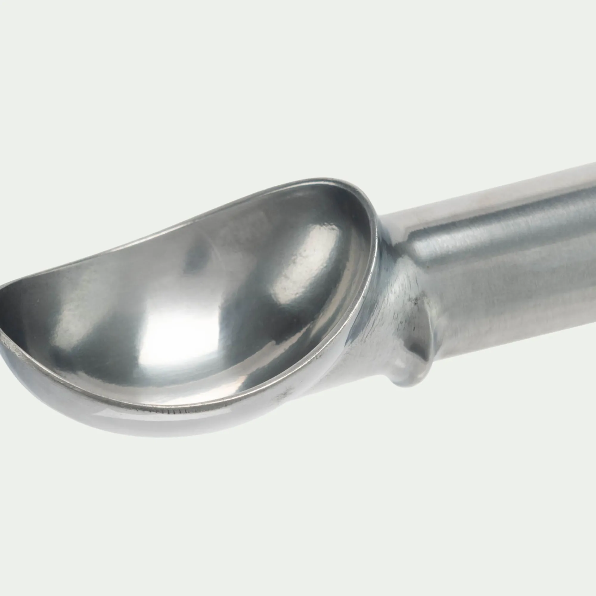 alinea Ustensile De Cuisine|Couvert De Service*Cuillère à glace en fonte d'aluminium - Argenté