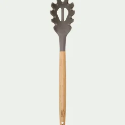 alinea Ustensile De Cuisine|Couvert De Service*Cuillère à spaghettis en bois et silicone - brun terre ombre Marron