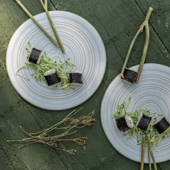 alinea Plateau*Dessous de plat en grès D21cm - Blanc