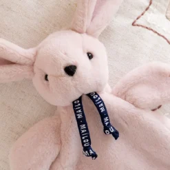 alinea Matelas Enfant|Peluche*Doudou lapin - H23cm Rose