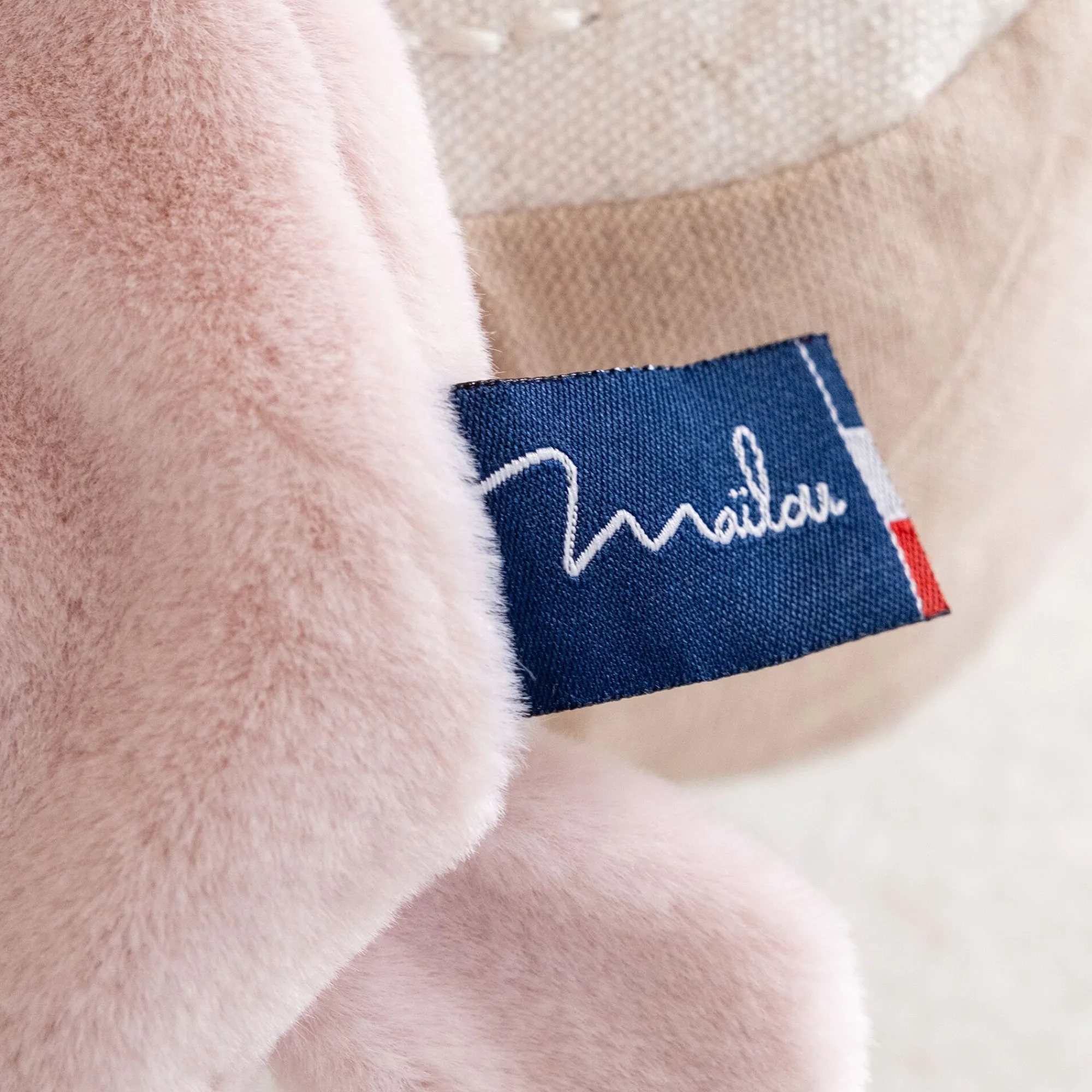 alinea Matelas Enfant|Peluche*Doudou lapin - H23cm Rose