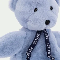 alinea Matelas Enfant|Peluche*Doudou ours - H23cm Bleu