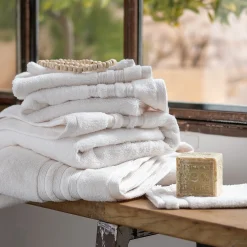 alinea Drap De Bain*Drap de bain bouclette en coton - ventoux 100x150cm Blanc