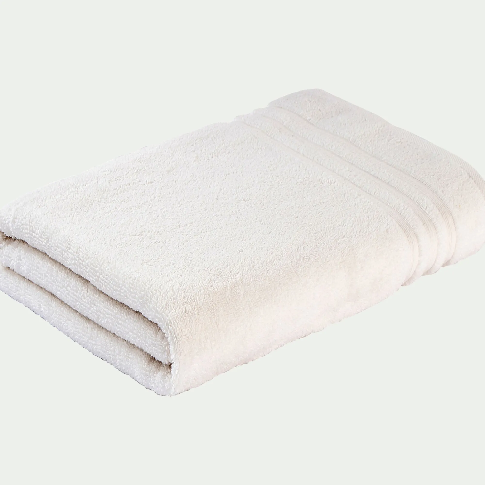 alinea Drap De Bain*Drap de bain bouclette en coton - ventoux 100x150cm Blanc