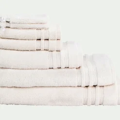 alinea Drap De Bain*Drap de bain bouclette en coton - ventoux 100x150cm Blanc