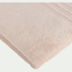 alinea Drap De Bain*Drap de bain bouclette en coton - grège 100x150cm Rose
