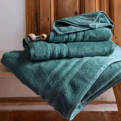 alinea Drap De Bain*Drap de bain bouclette en coton - 100x150cm Vert