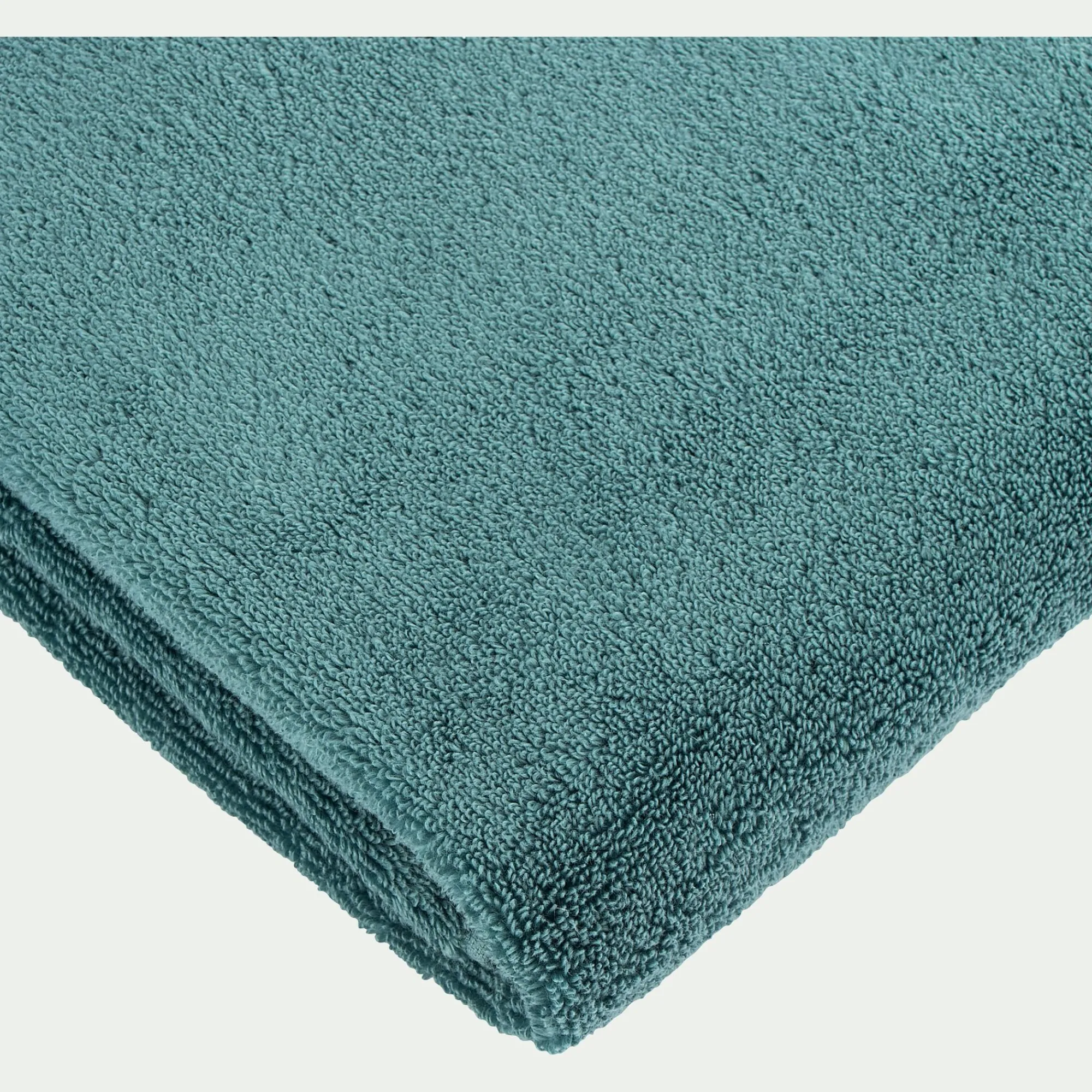 alinea Drap De Bain*Drap de bain bouclette en coton - 100x150cm Vert