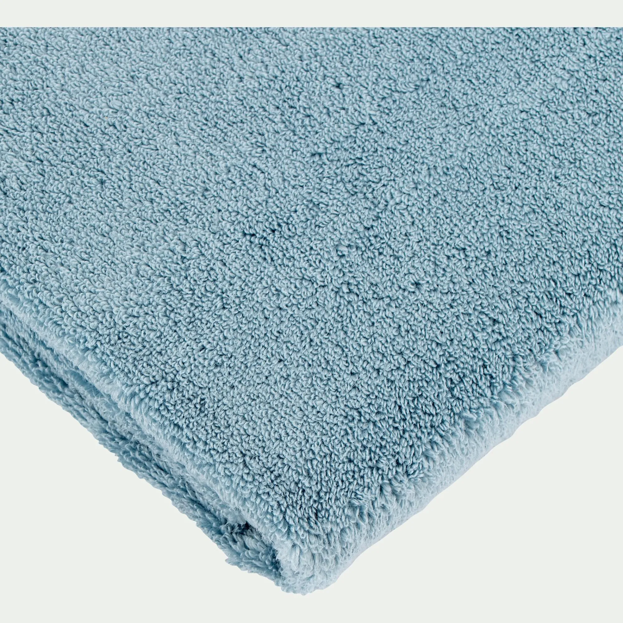 alinea Drap De Bain*Drap de bain bouclette en coton - autan 100x150cm Bleu