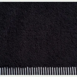 alinea Drap De Bain*Drap de bain brodé en coton - 100x150cm Noir