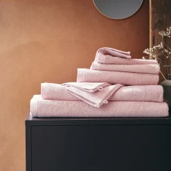 alinea Drap De Bain*Drap de bain en bouclettes de coton bio - rosa 90x150cm Rose