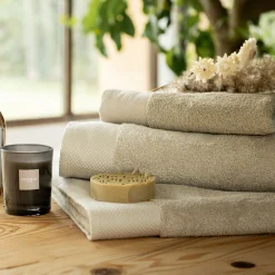 alinea Drap De Bain*Drap de bain en coton peigné - alpilles 100x150cm Beige