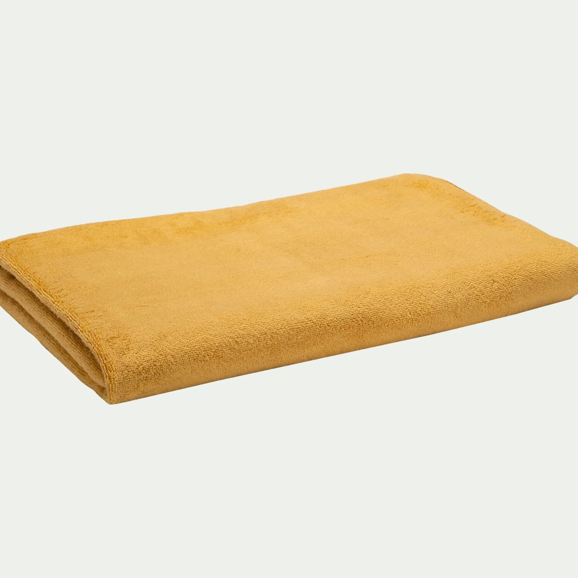 alinea Drap De Bain*Drap de bain en coton 100x150cm - blé Jaune