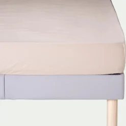 alinea Drap Housse*Drap housse en coton 160x200cm B25cm - alpilles Beige