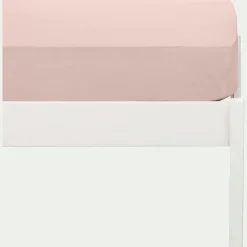 alinea Bureau Enfant|Linge De Lit Enfant*Drap housse enfant en coton 90x170+B15cm - rosa Rose
