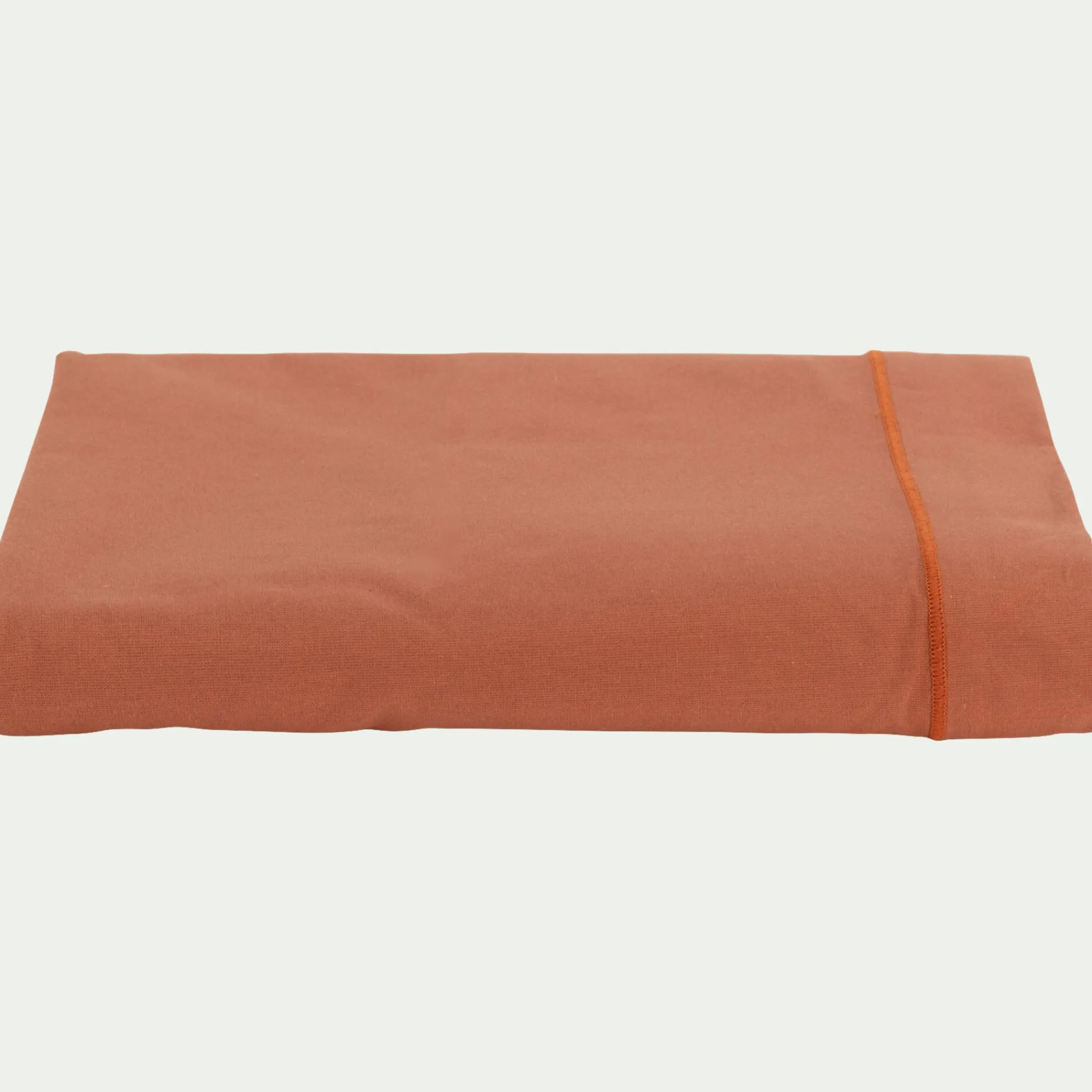 alinea Drap Plat*Drap plat en coton 270x300cm - brun rustrel Marron
