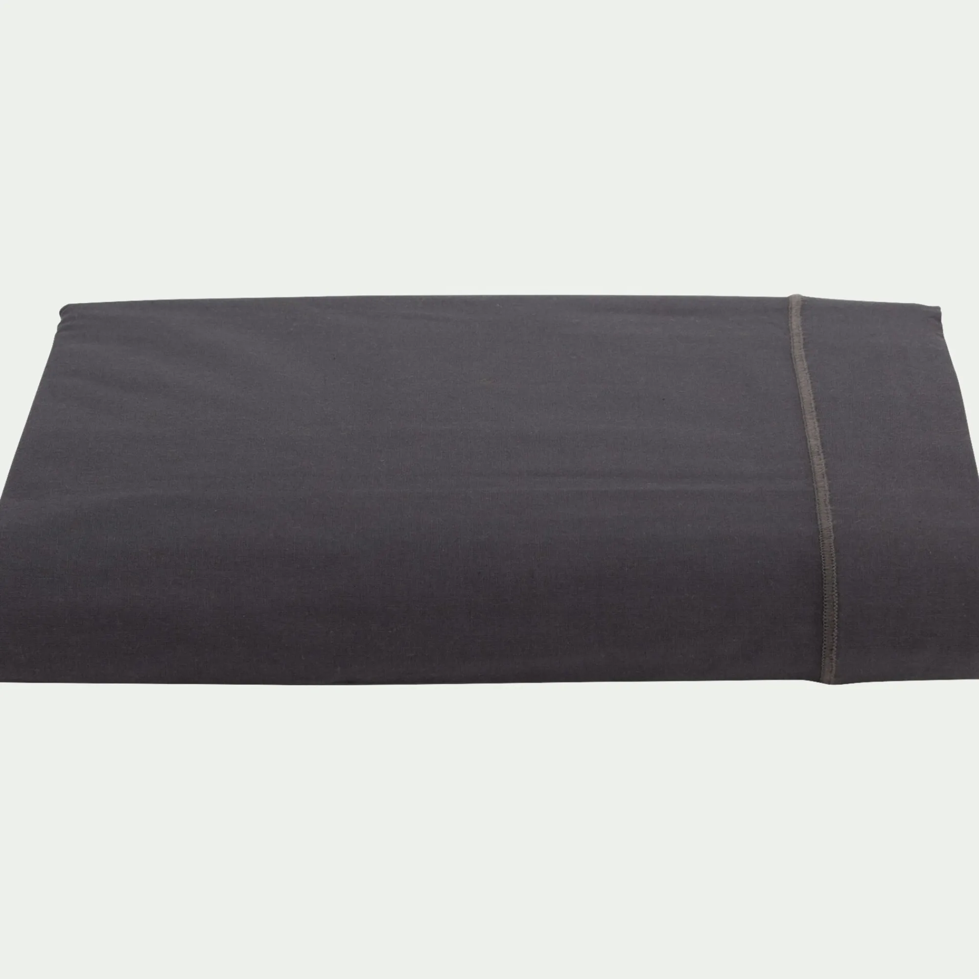 alinea Drap Plat*Drap plat en coton 270x300cm - Gris ardoise