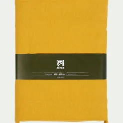 alinea Drap Plat*Drap plat en coton 270x300cm - genet Jaune