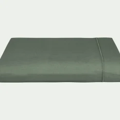 alinea Drap Plat*Drap plat en coton 270x300cm - cèdre Vert