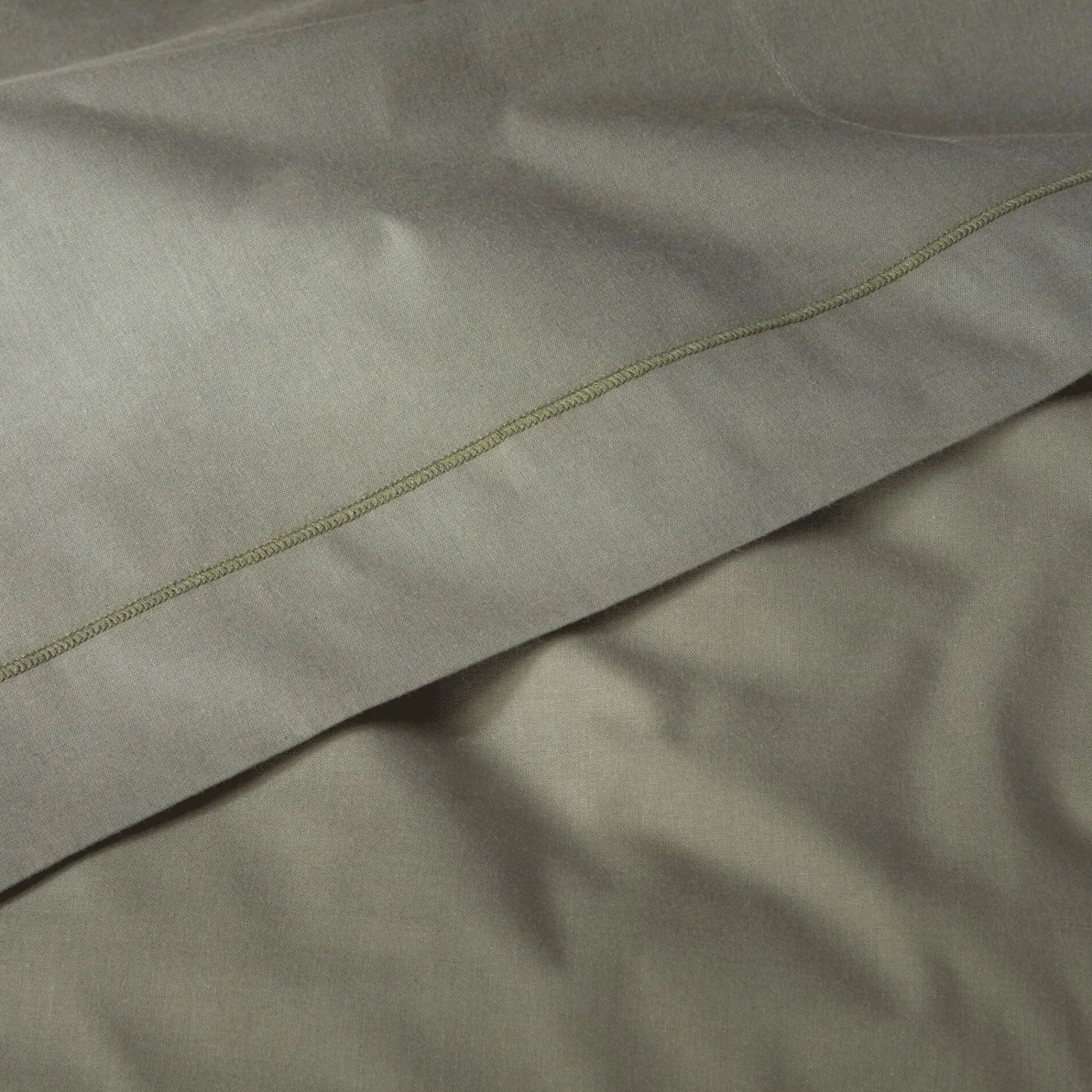 alinea Drap Plat*Drap plat en coton 270x300cm - cèdre Vert