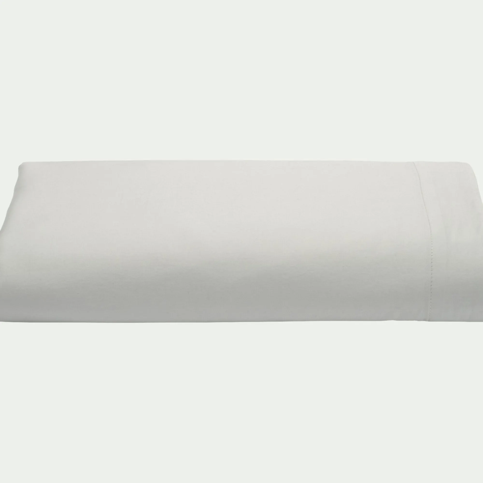 alinea Drap Plat*Drap plat en satin lavé 270x300cm - opaline Vert