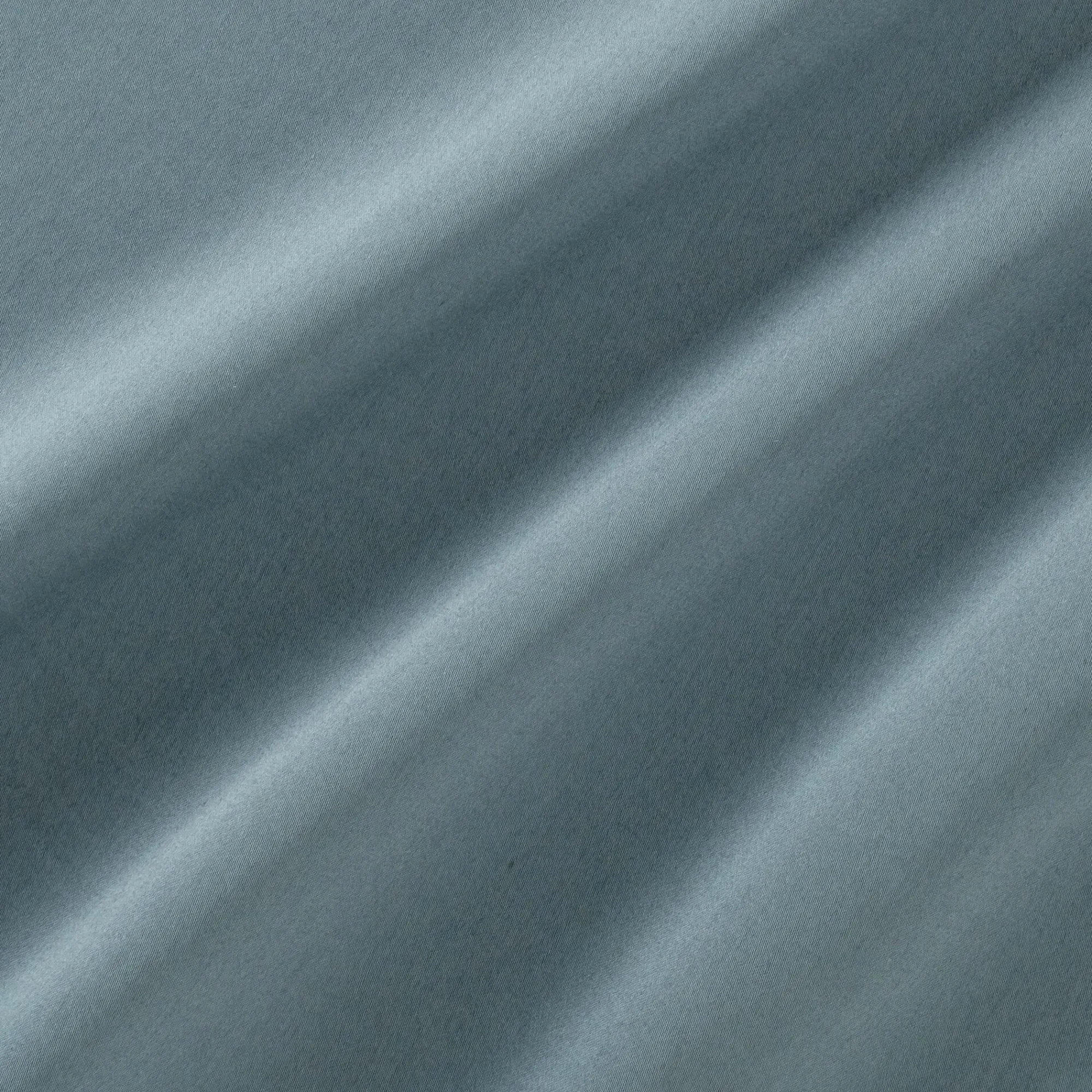 alinea Drap Plat*Drap plat en satin lavé 270x300cm - orage Bleu