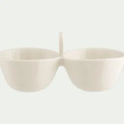 alinea Plat Et Vaisselle Apéro*Duo de bols apéritifs en porcelaine D12xL23,8cm - ventoux Blanc