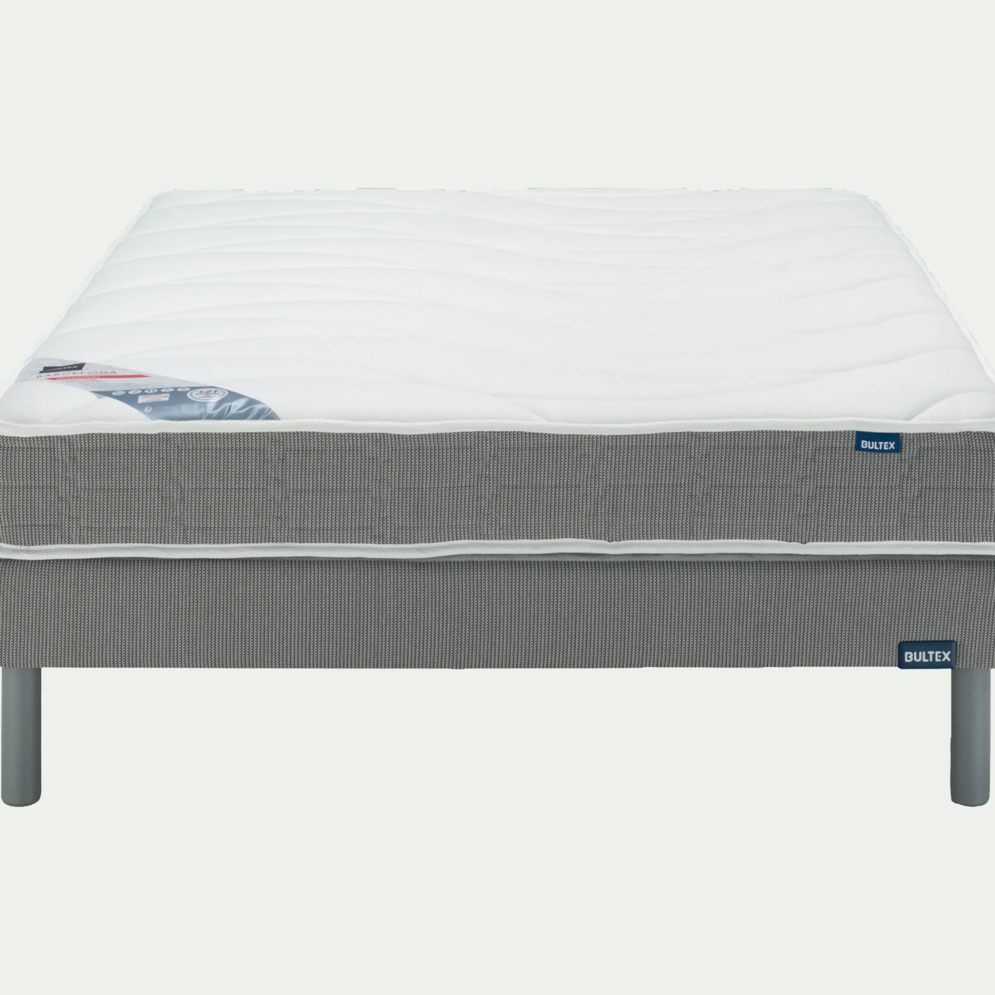 alinea Ensemble Matelas & Sommier*Ensemble bultex matelas équilibré en mousse et sommier ferme