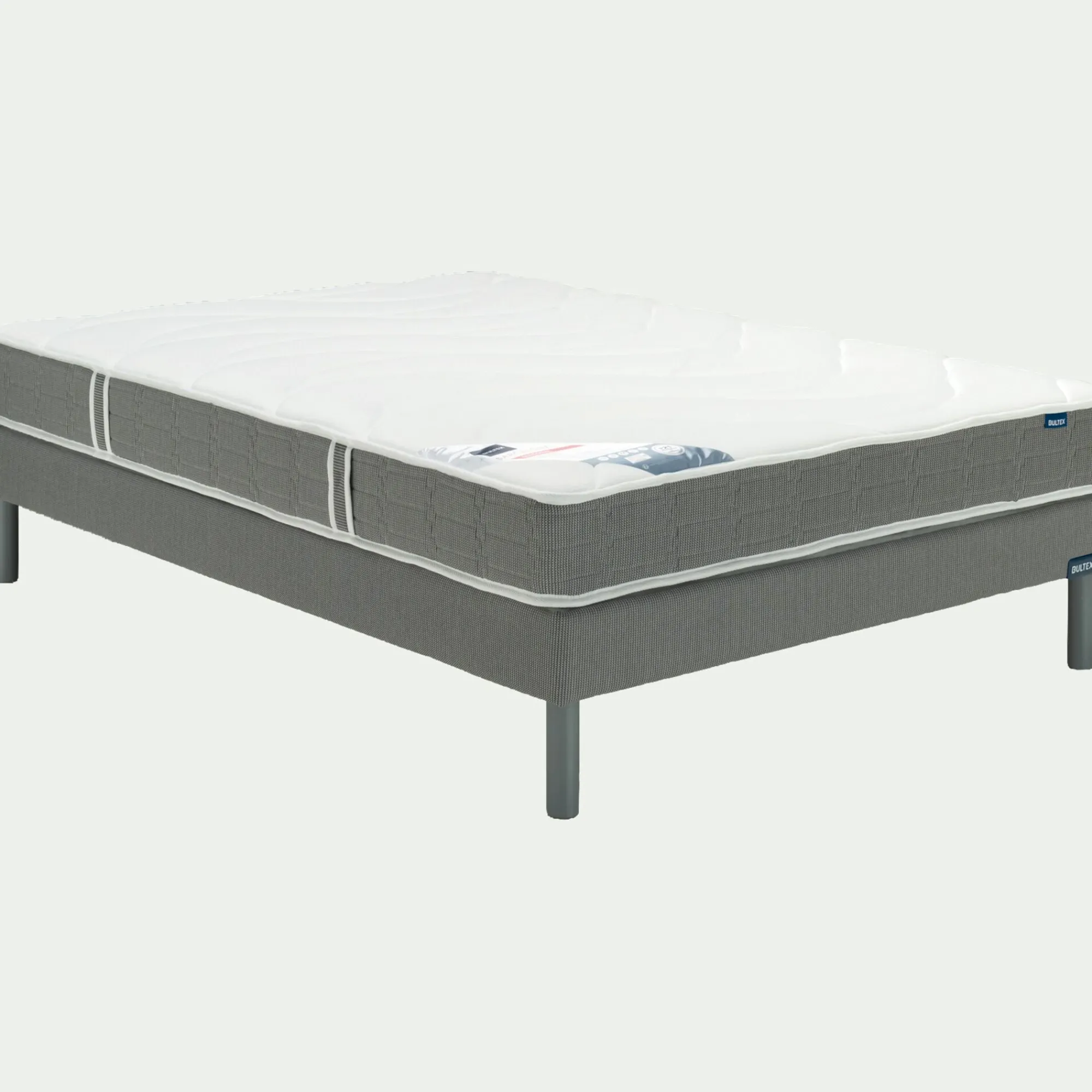 alinea Ensemble Matelas & Sommier*Ensemble bultex matelas équilibré en mousse et sommier ferme