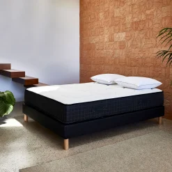 alinea Ensemble Matelas & Sommier*Ensemble matelas enveloppant à ressorts ensachés et sommier tapissier ferme