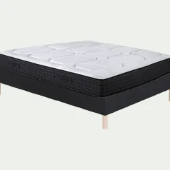 alinea Ensemble Matelas & Sommier*Ensemble matelas enveloppant à ressorts ensachés et sommier tapissier ferme