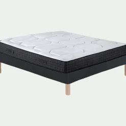 alinea Ensemble Matelas & Sommier*Ensemble matelas enveloppant à ressorts ensachés et sommier tapissier équilibré