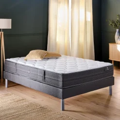 alinea Ensemble Matelas & Sommier*Ensemble matelas équilibré à ressorts et sommier tapissier équilibré