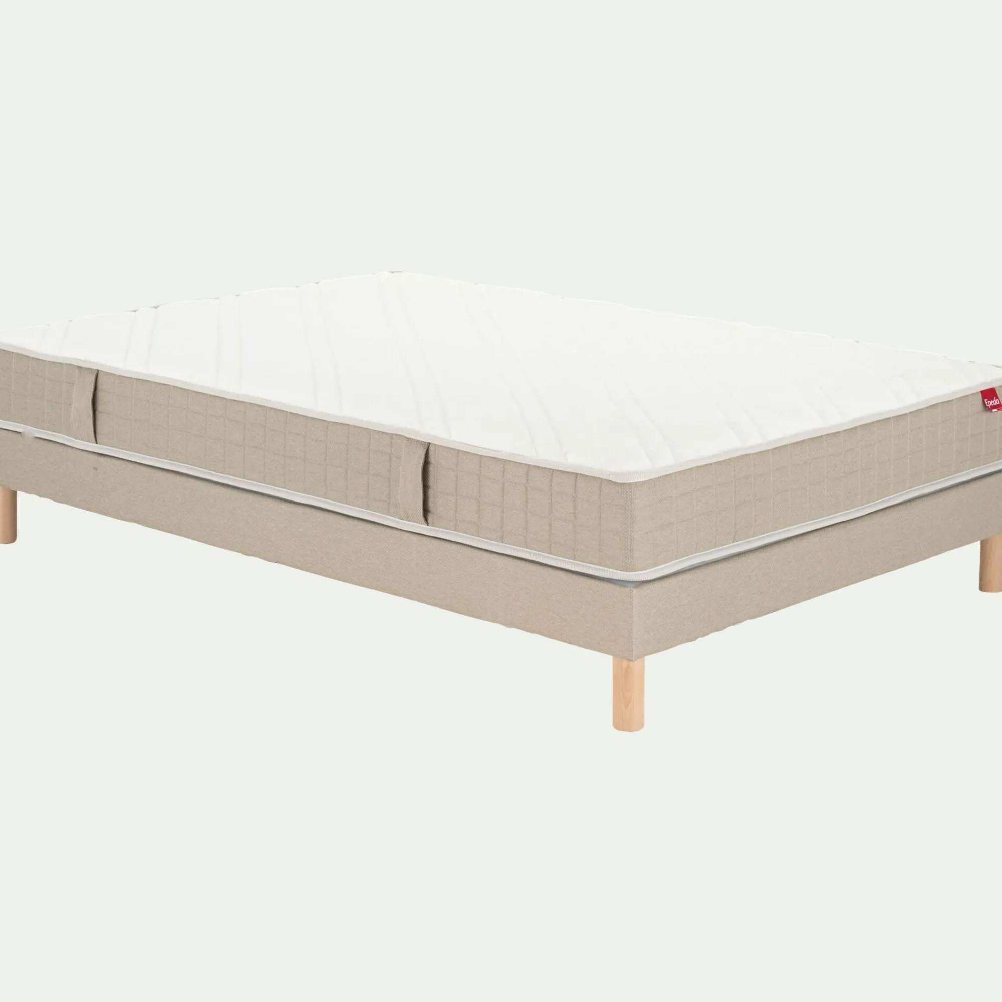 alinea Ensemble Matelas & Sommier*Ensemble matelas ferme à ressorts et sommier équilibré