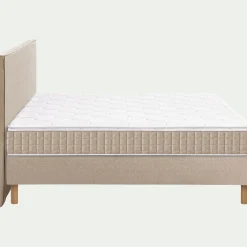 alinea Ensemble Matelas & Sommier|Lit Adulte*Ensemble matelas ressorts + sommier H24cm 2x80x200cm - roucas Beige
