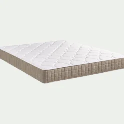 alinea Ensemble Matelas & Sommier|Lit Adulte*Ensemble matelas ressorts + sommier H24cm 2x80x200cm - roucas Beige