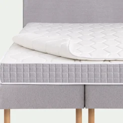 alinea Ensemble Matelas & Sommier|Lit Adulte*Ensemble matelas ressorts + sommier H24cm 2x100x200cm - borie Gris