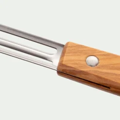 alinea Ustensile De Cuisine*Eplucheur en inox et bois d'olivier - Naturel