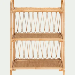 alinea Bibliothèque Enfant|Bibliothèque Enfant*Etagère bibliothèque en rotin L76cm - Naturel