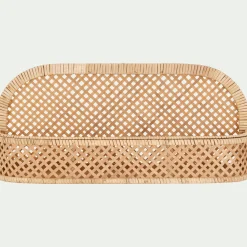 alinea Matelas Enfant|Déco Murale*Etagère murale en bambou - L56xl14xH24cm Naturel