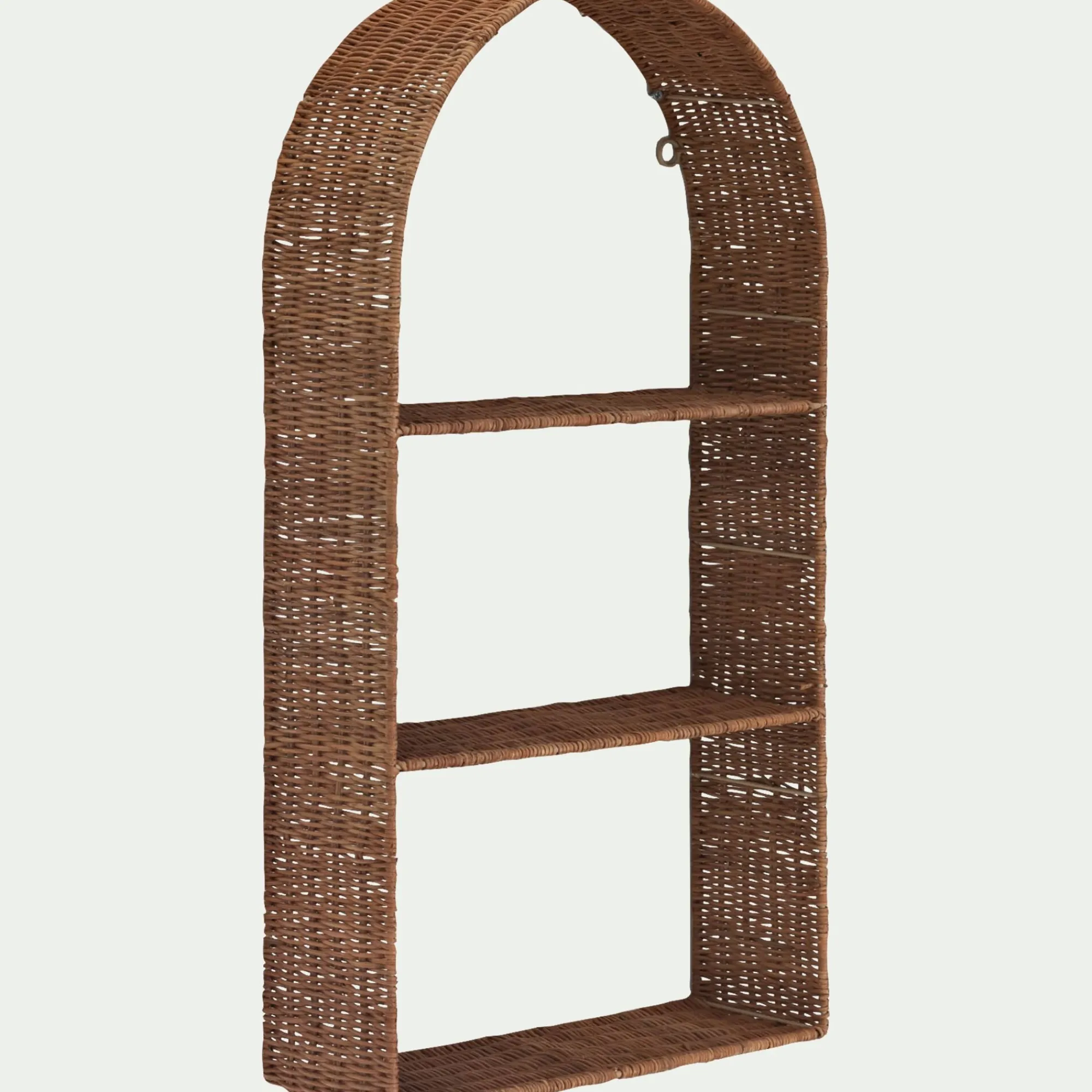 alinea Étagère Murale*Etagère murale en rotin L40xH72cm - Naturel